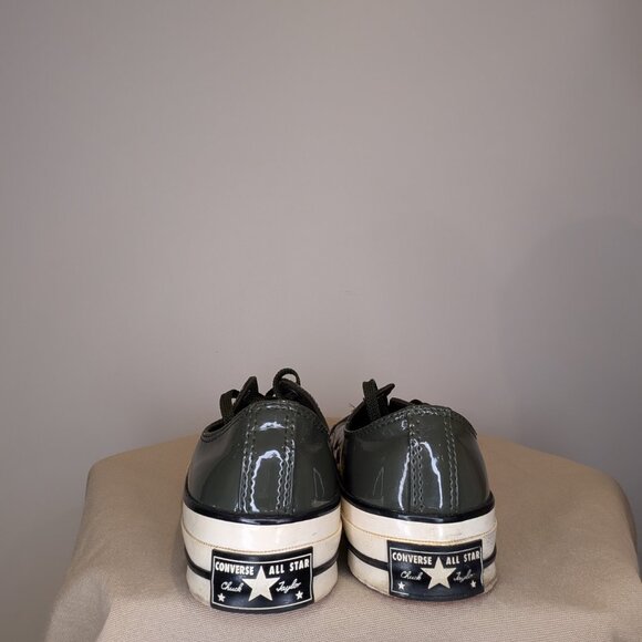 Converse Chuck Taylor 70 Olive Patent Leather - Women 7.5 - Picture 8 of 11